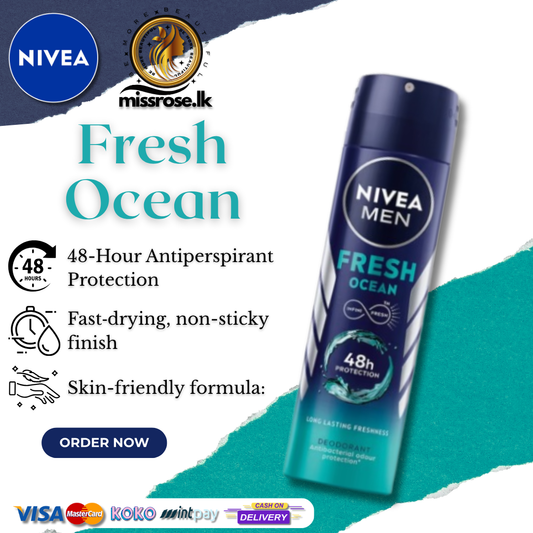 NIVEA Men Fresh Ocean Deodorant 150ml