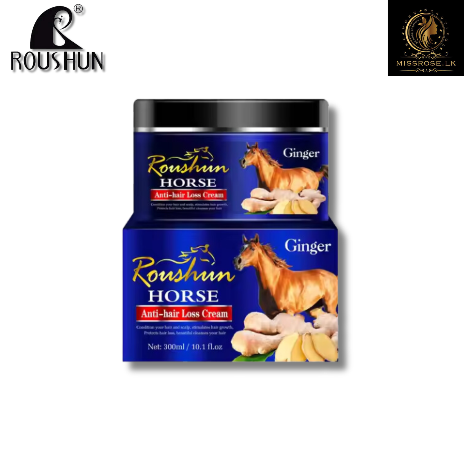 Roushun Horse Anti-hair Loss Treatment Ginger - Missrose.lk
