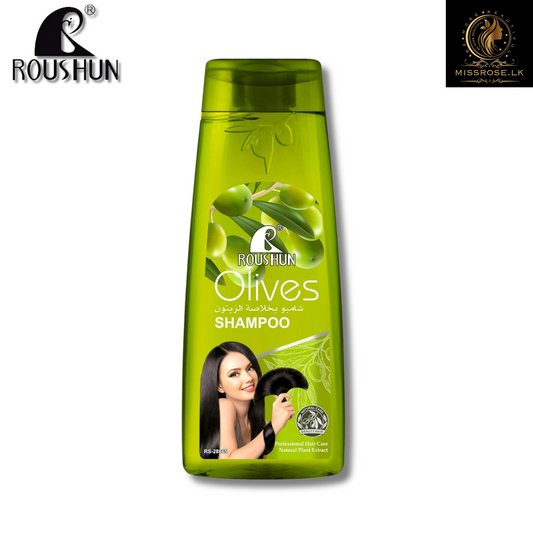 Roushun Olives Shampoo - 400 ml - Missrose.lk