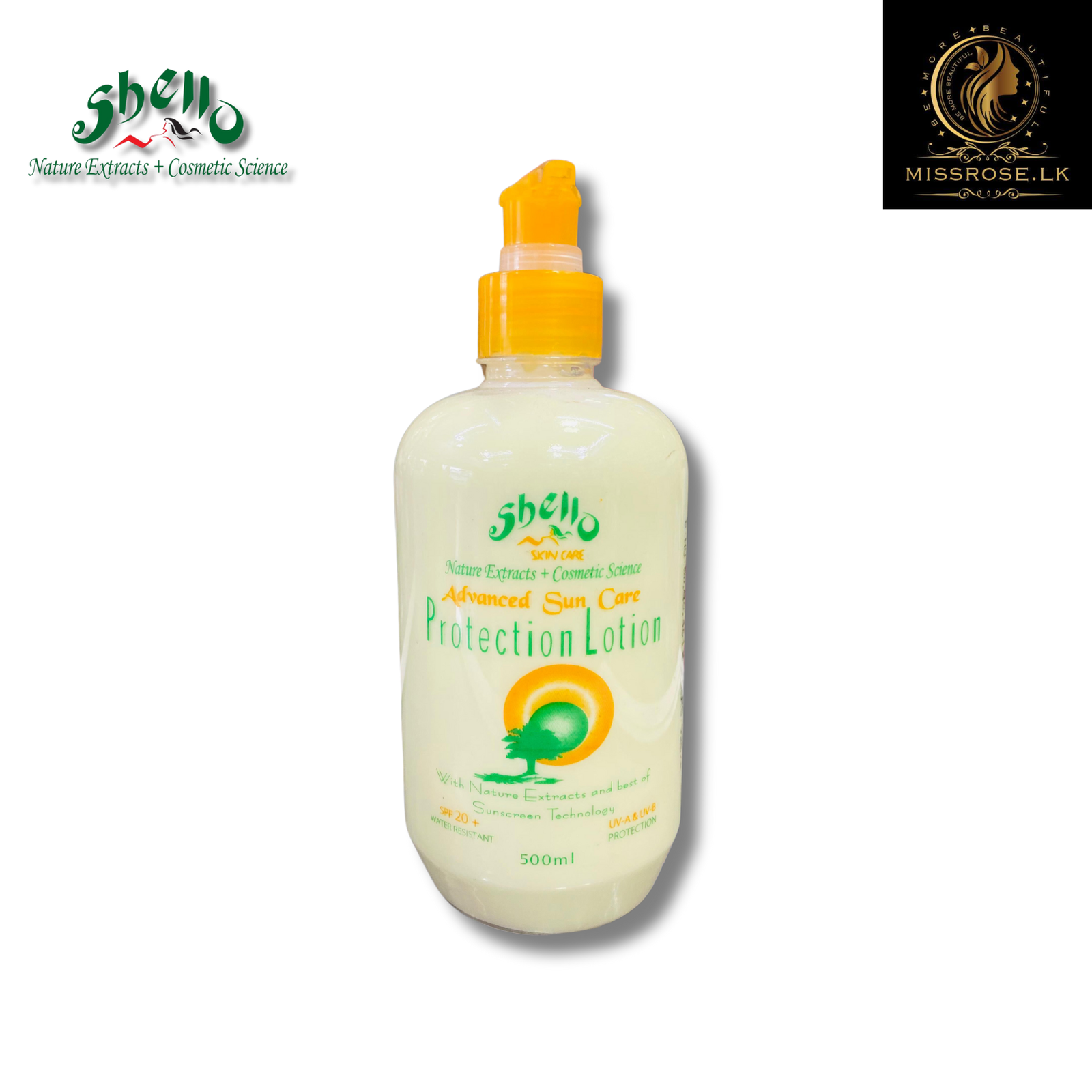 Shello Advance Sun Care Protection Lotion 500ml - Missrose.lk