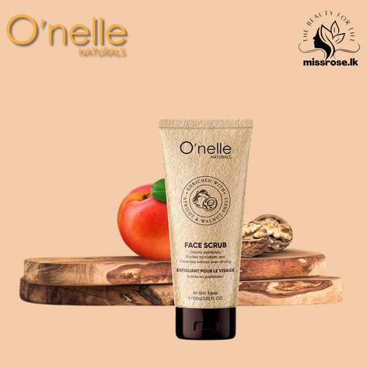 O’nelle Apricot and Walnut Shell Facial Scrub 100g