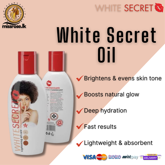 WHITE SECRET LIGHTENING OIL 60ml - Missrose.lk