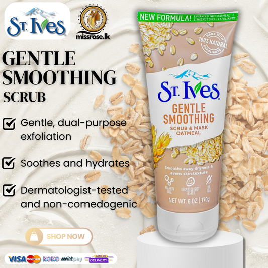 St Ives gentle smoothing oatmeal scrub and mask 170g