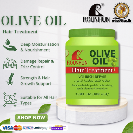 Roushun - Olive Oil Nourish Repair Hair Treatment - 1000ml