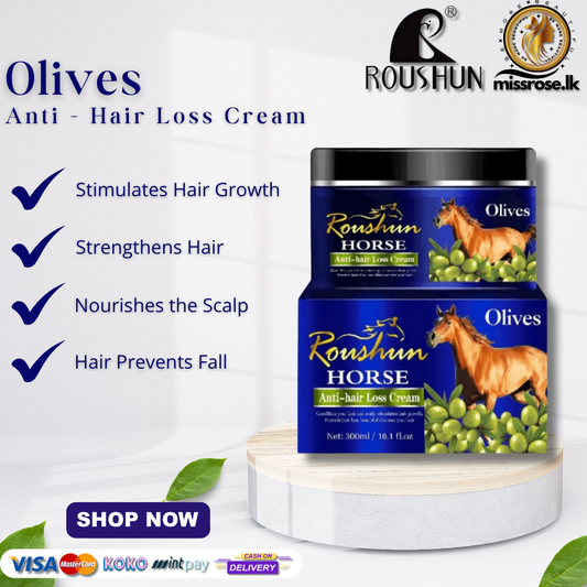 Roushun Horse Anti-hair Loss Treatment Olives