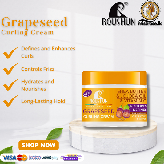 Roushun Grapeseed Curling Cream 350ml
