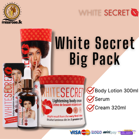White Secret Big Pack - Missrose.lk