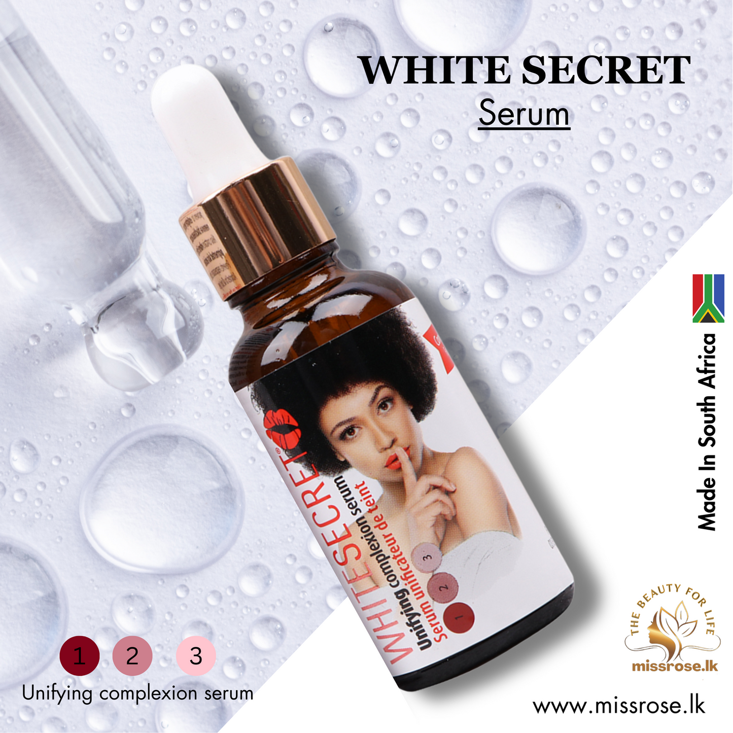 White Secret Brightening Face Serum - Missrose.lk