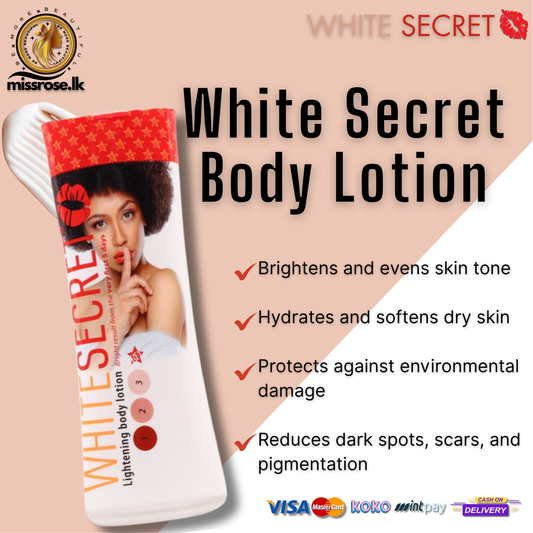 White Secret Lightening Body Lotion Brightening - Missrose.lk