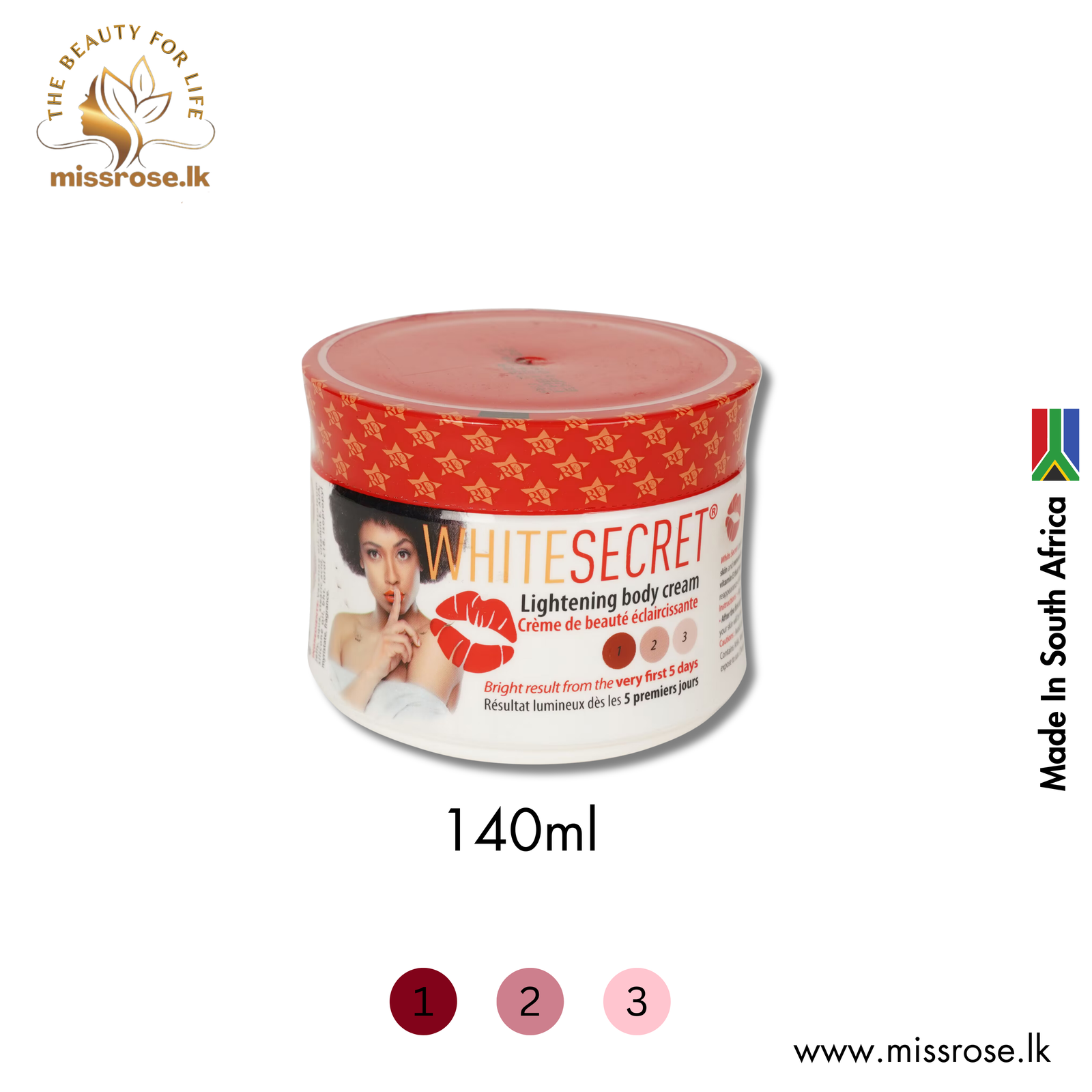 White Secret body cream - Missrose.lk