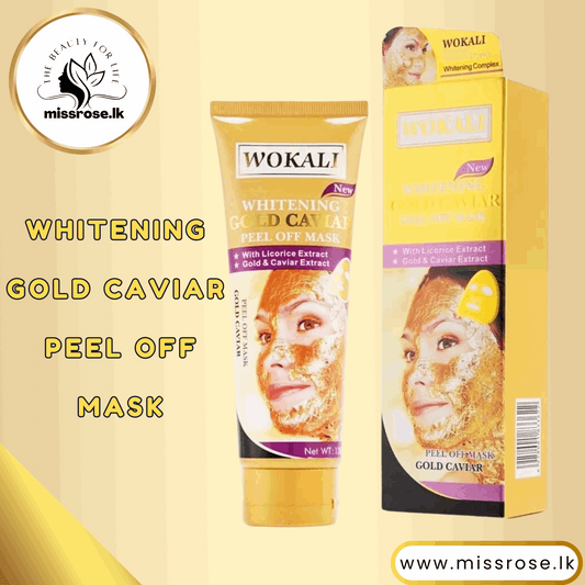 Wokali Whitening Peel Off Mask Gold Caviar - Missrose.lk