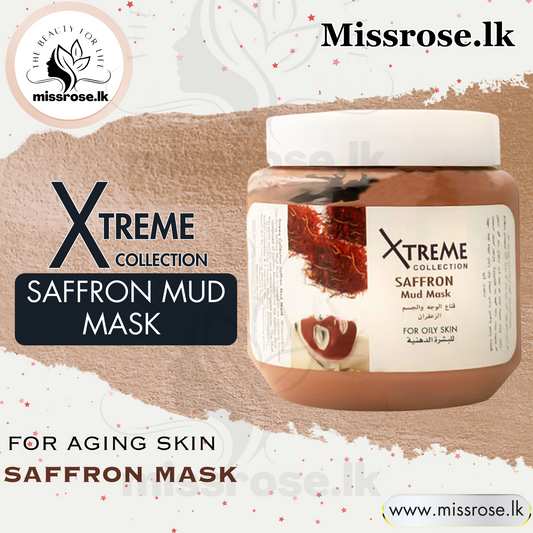 Xtreme Saffron Mud Mask 500ml - Missrose.lk